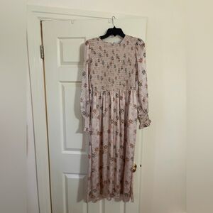Pilgrim Pink Floral Long Sleeve Dress